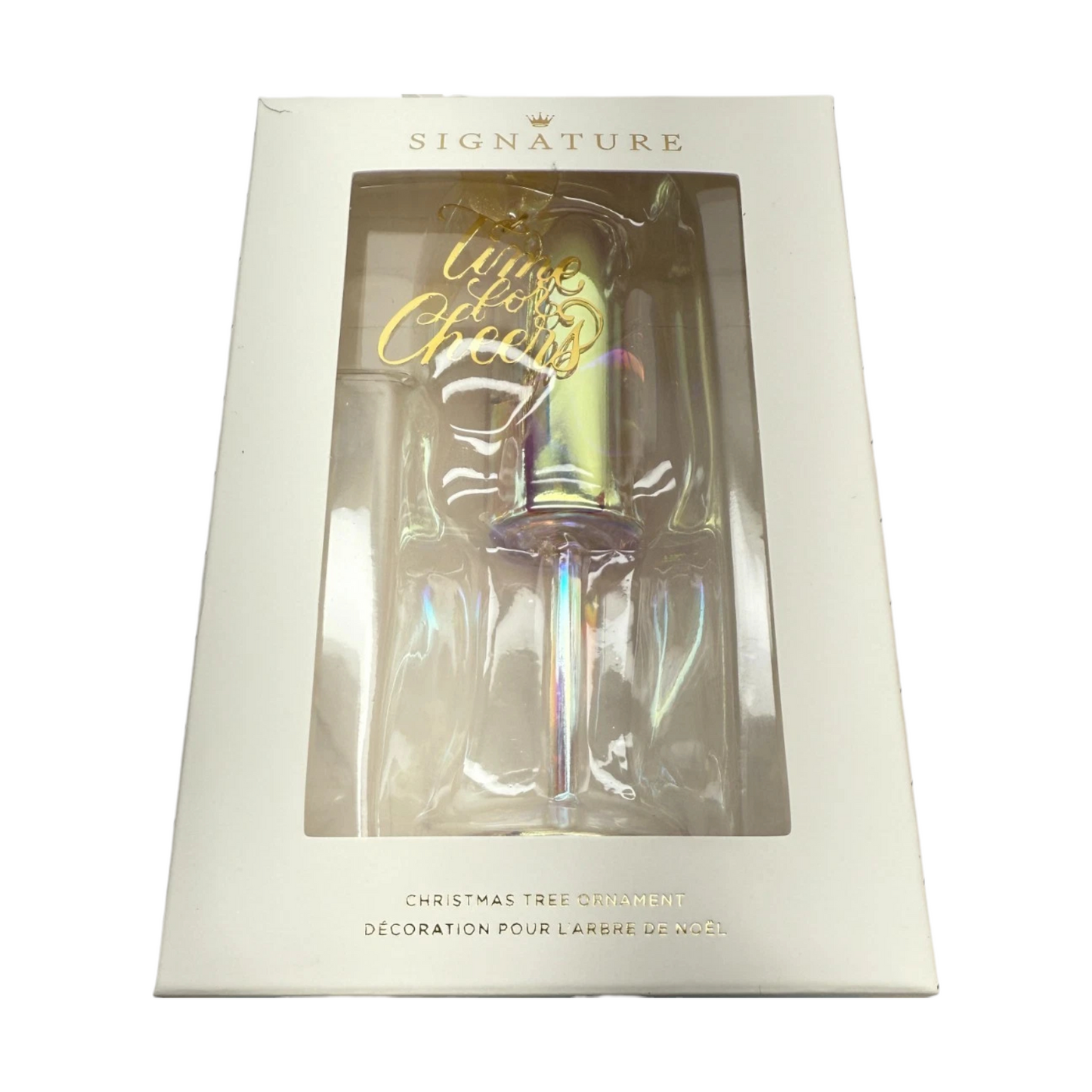 2023 Time for Cheers Hallmark Ornament (Champagne Flute, Signature Series) 1HGO3159