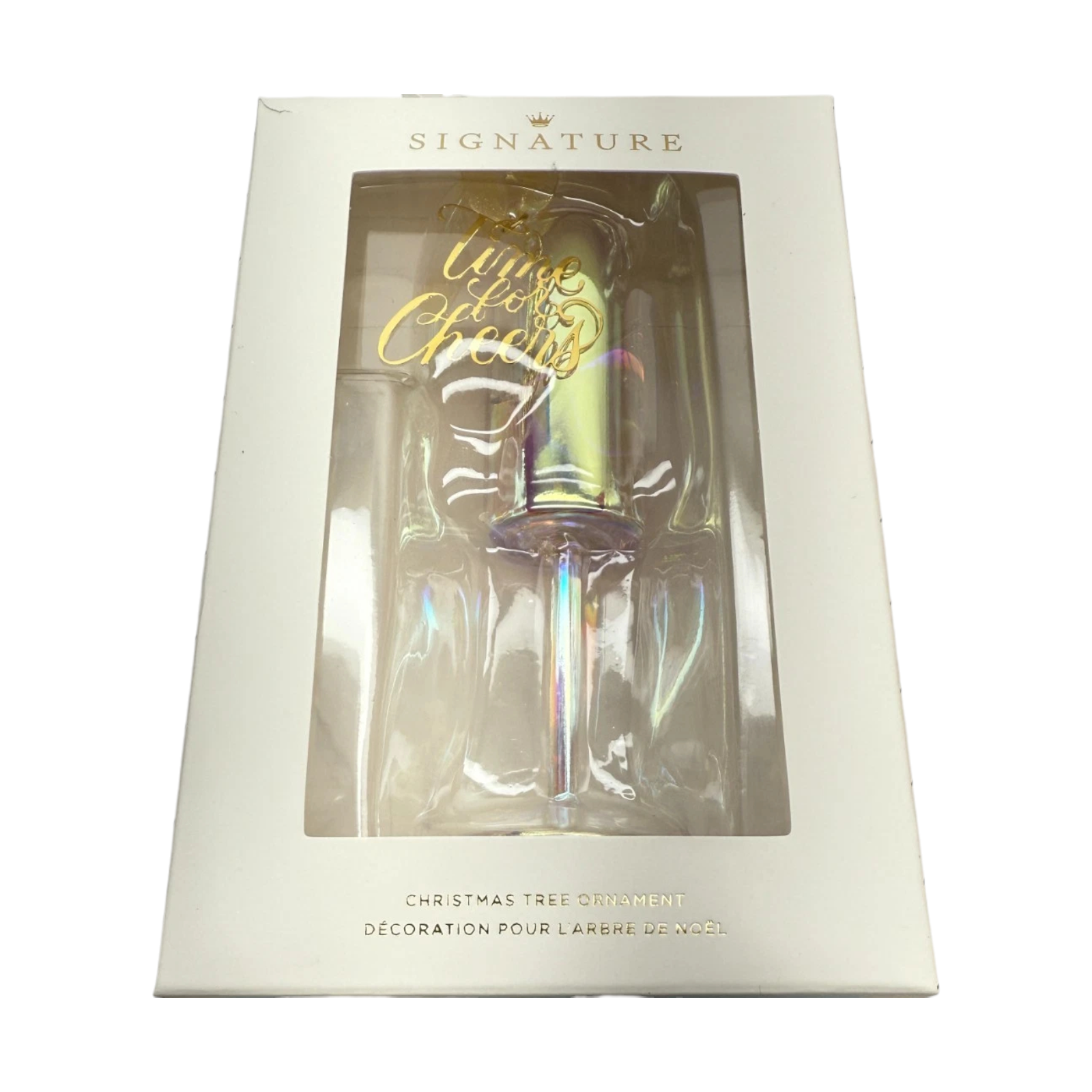 2023 Time for Cheers Hallmark Ornament (Champagne Flute, Signature Series) 1HGO3159