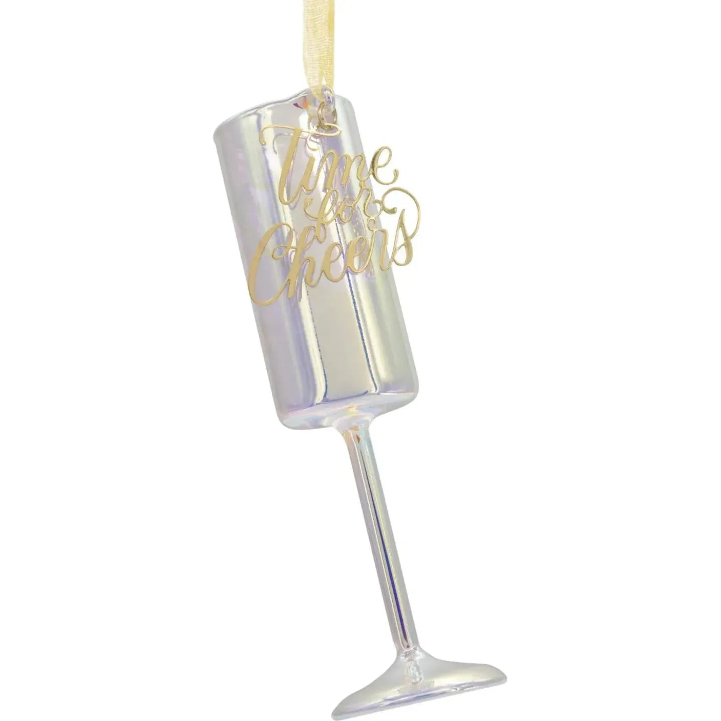 2023 Time for Cheers Hallmark Ornament (Champagne Flute, Signature Series) 1HGO3159