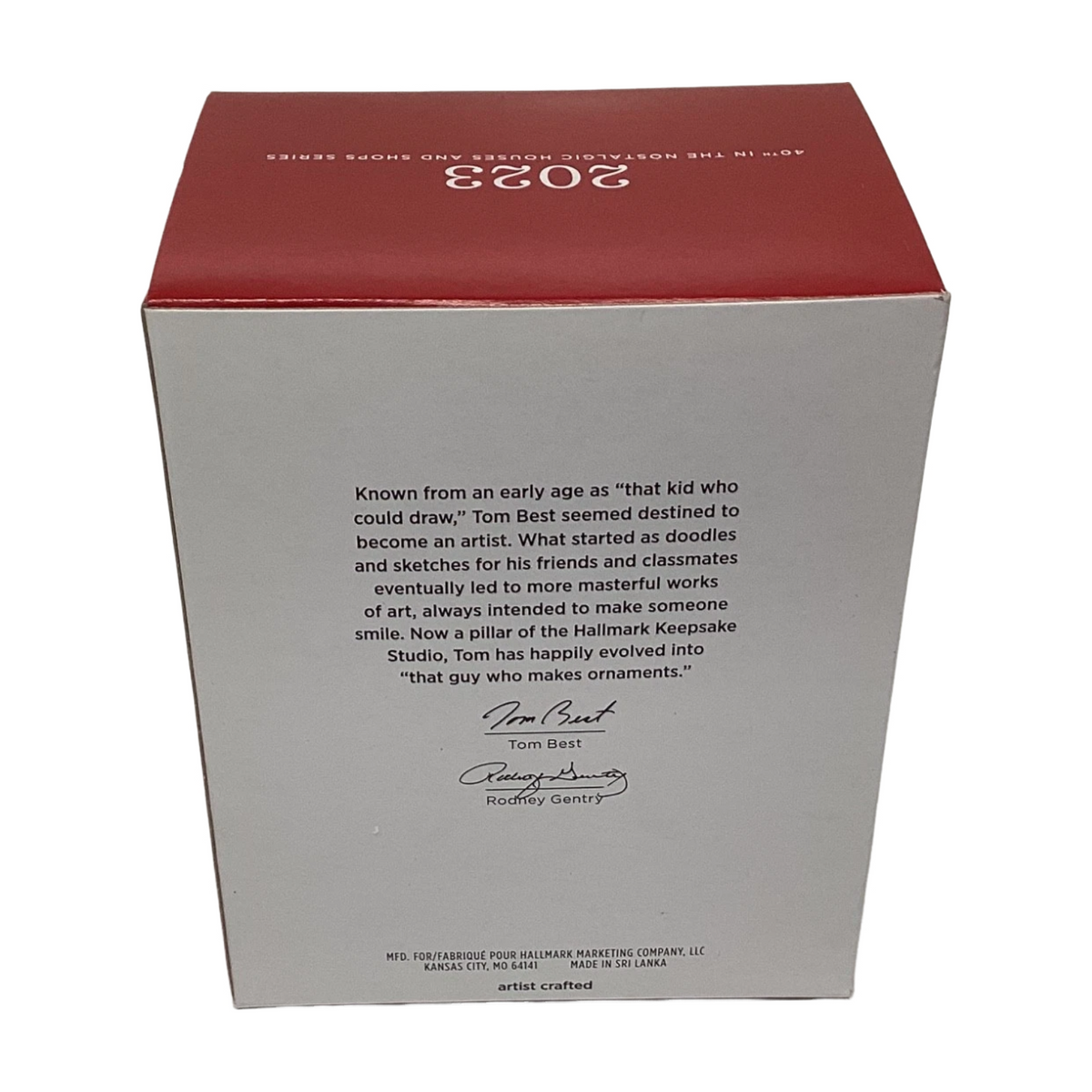 2023 Traditional Tudor Hallmark Ornament (Nostalgic Houses and Shops) QXR8129 Image4