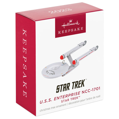2023 U.S.S. Enterprise NCC-1701 Hallmark Ornament (Star Trek) QXM9327
