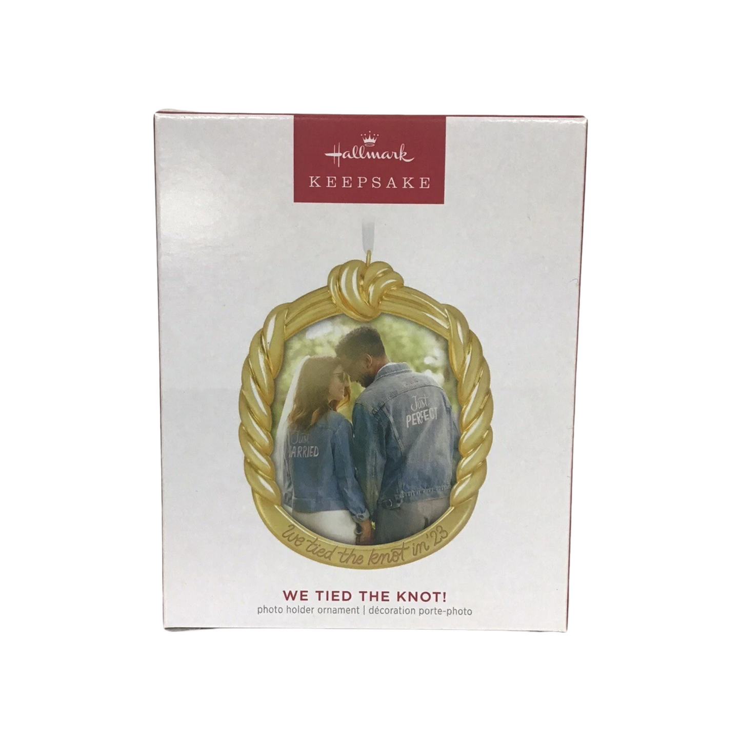 2023 We Tied the Knot! Hallmark Ornament (Photo Holder) QHX3059 Image2
