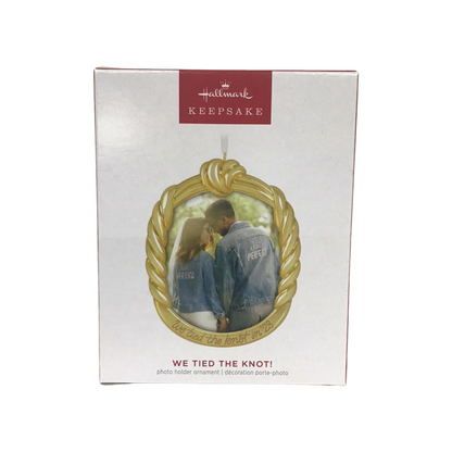 2023 We Tied the Knot! Hallmark Ornament (Photo Holder) QHX3059 Image2