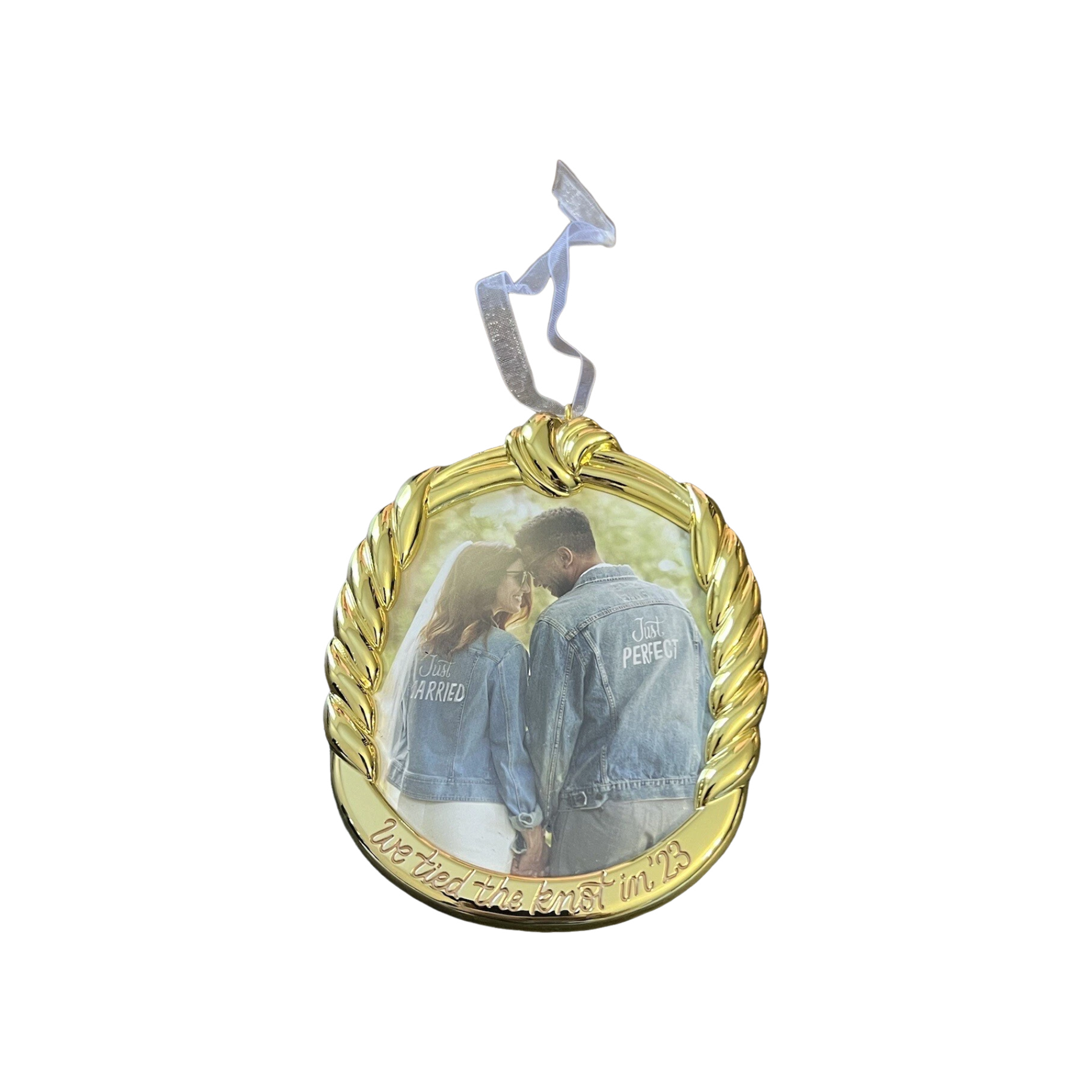 2023 We Tied the Knot! Hallmark Ornament (Photo Holder) QHX3059 Image3