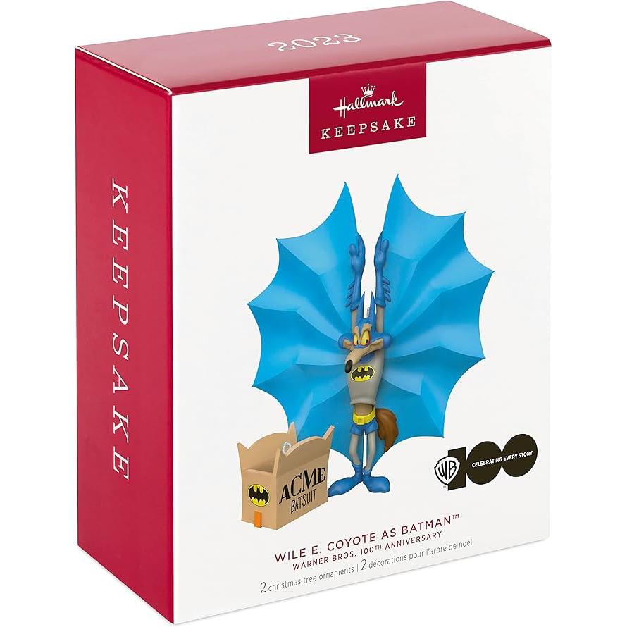 2023 Wile E. Coyote as Batman Hallmark Ornament (Looney Tunes) QXI6049