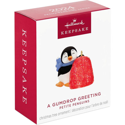 2024 A Gumdrop Greeting Hallmark Ornament (Petite Penguins) QXM9164