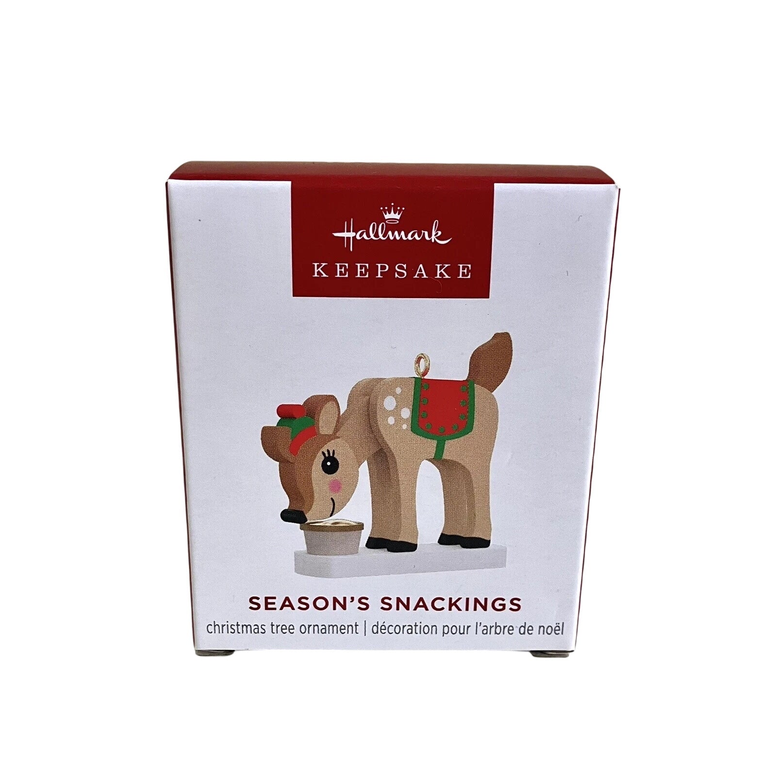 2024 Season's Snackings Hallmark Ornament (Reindeer) QXM9214