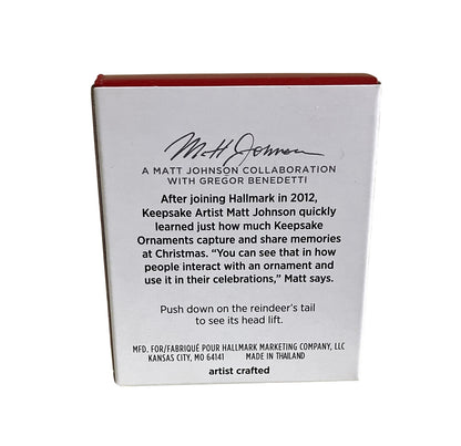 2024 Season's Snackings Hallmark Ornament (Reindeer) QXM9214