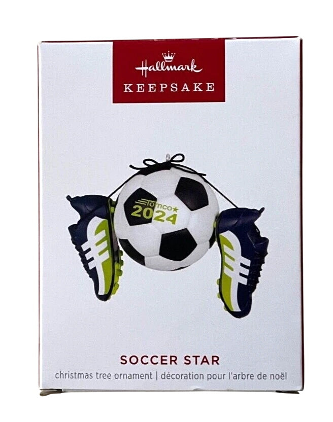 2024 Soccer Star Hallmark Ornament (Sports & Activities) QGFO3021