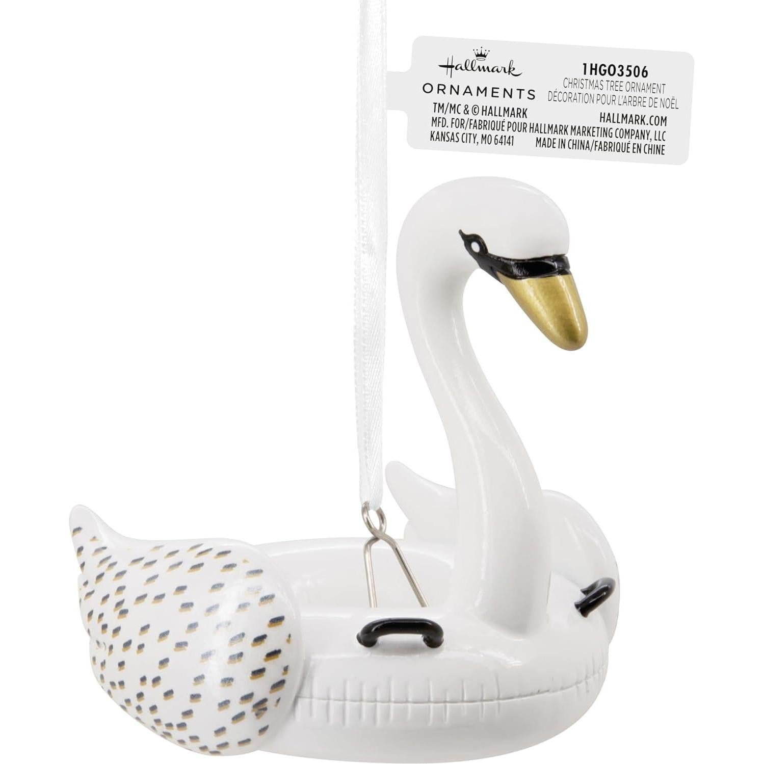 2024 Swan Pool Float Hallmark Ornament (Bird) 1HGO3506