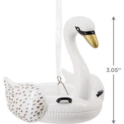 2024 Swan Pool Float Hallmark Ornament (Bird) 1HGO3506
