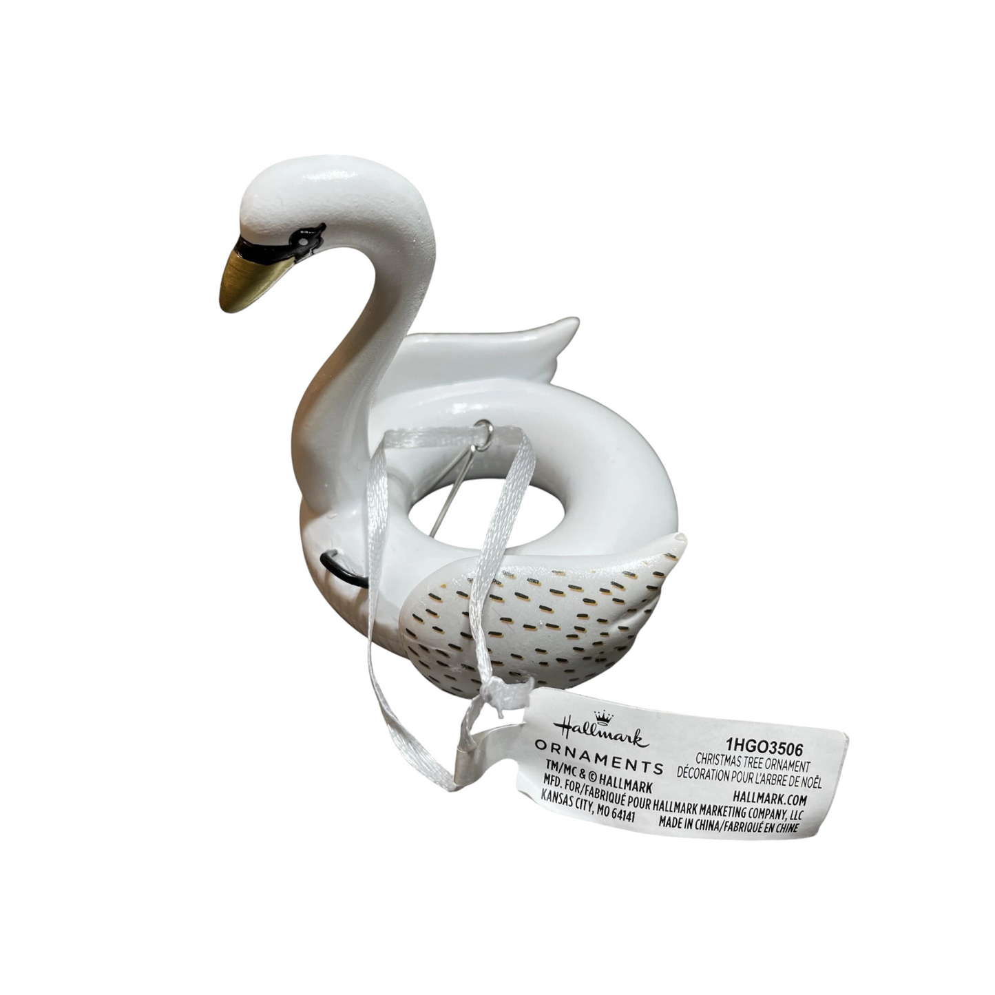 2024 Swan Pool Float Hallmark Ornament (Bird) 1HGO3506