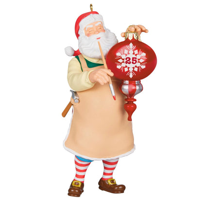 2024 Toymaker Santa 25th Anniversary Hallmark Ornament (Toymaker Santa) QXE3374
