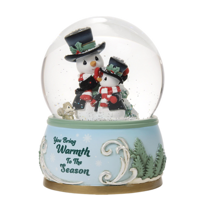 2024 You Bring Warmth to the Season Musical Snow Globe (Precious Moments)