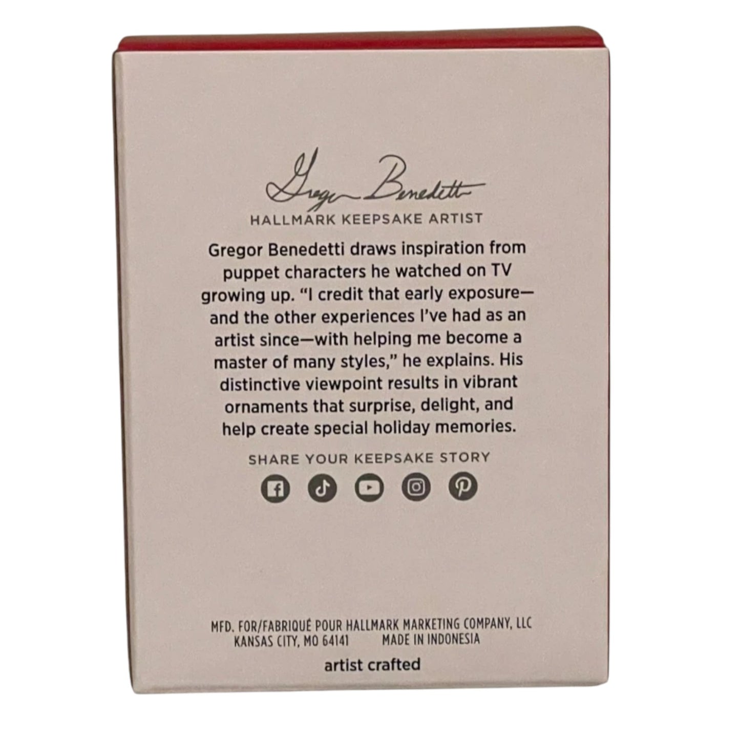 2024 Bah Humpug Hallmark Ornament (Animal) QGO2891