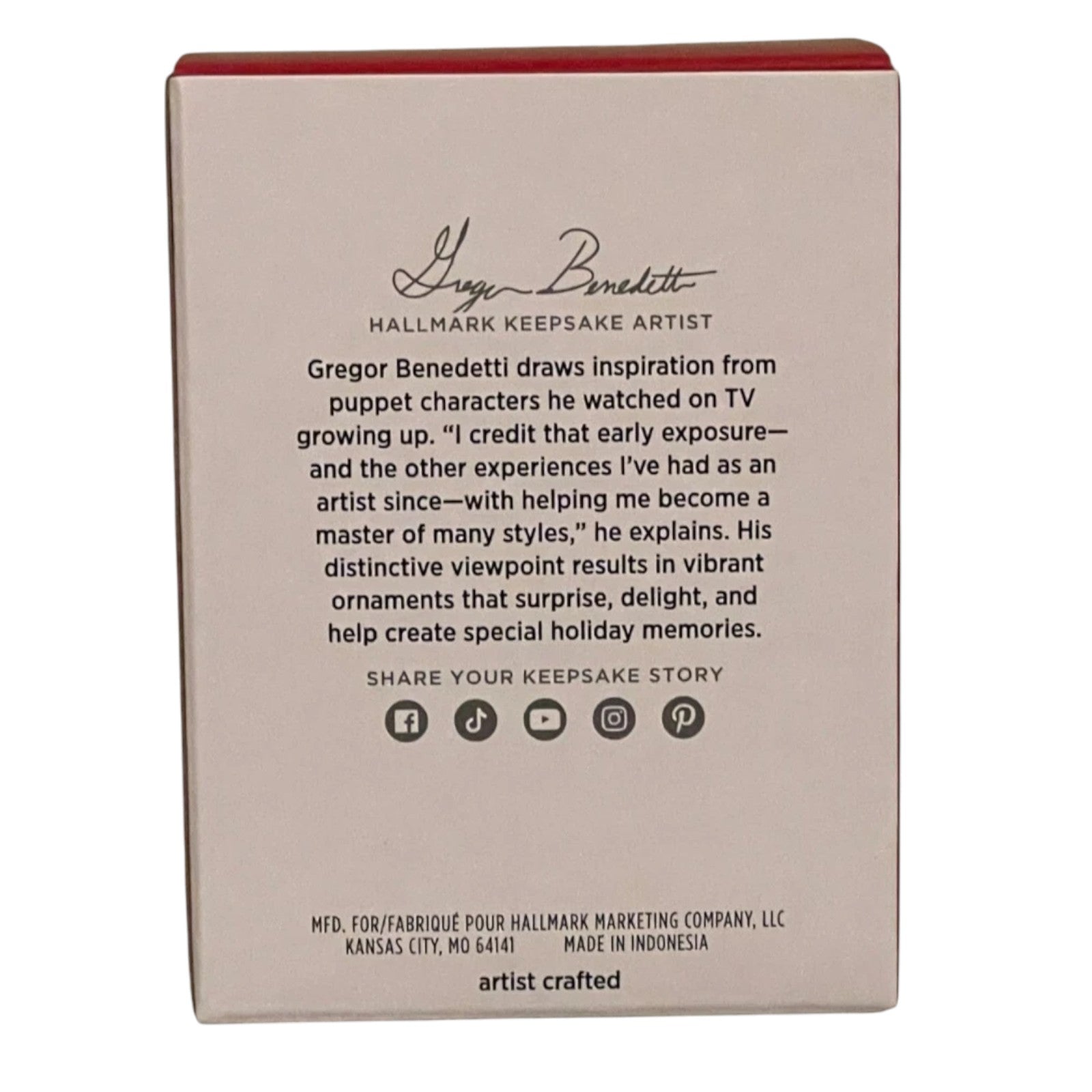 2024 Bah Humpug Hallmark Ornament (Animal) QGO2891