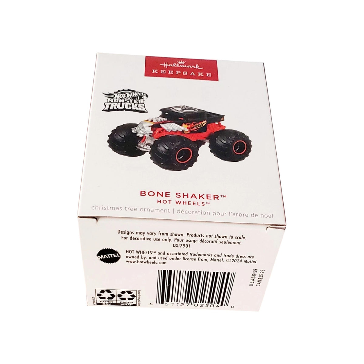 2024 Bone Shaker - Hot Wheels Monster Trucks Hallmark Ornament QXI7901 Image4