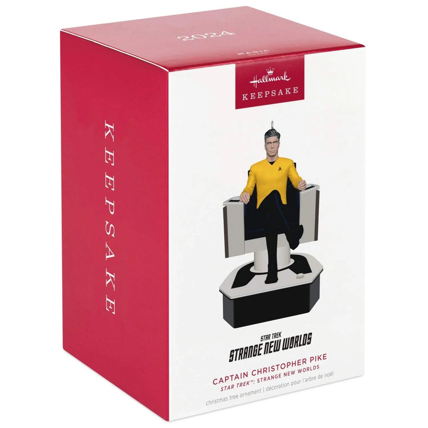 2024 Captain Christopher Pike Hallmark Ornament (Star Trek) QXI7401