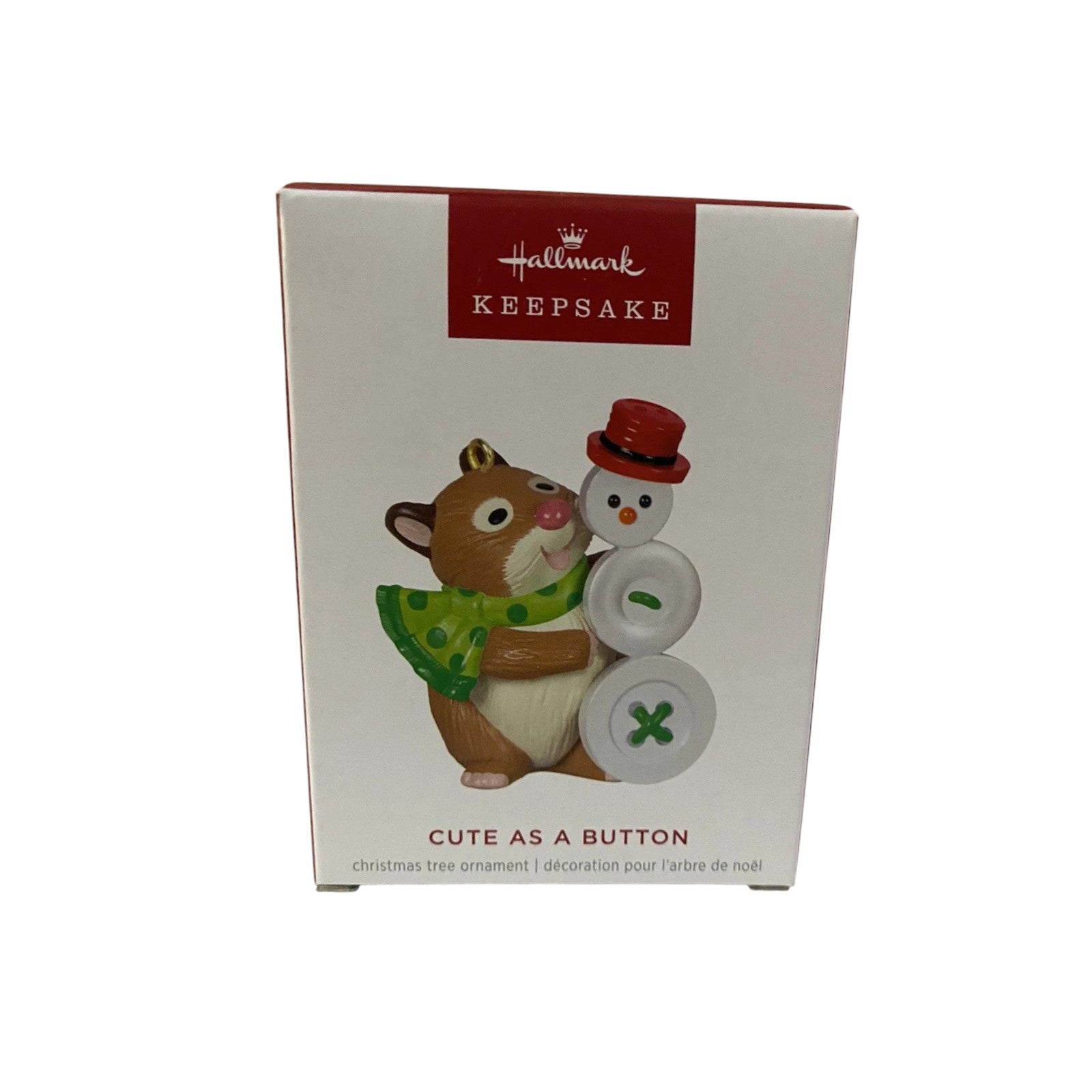 2024 Cute as a Button Hallmark Ornament (Cute as a Button) QXR8144
