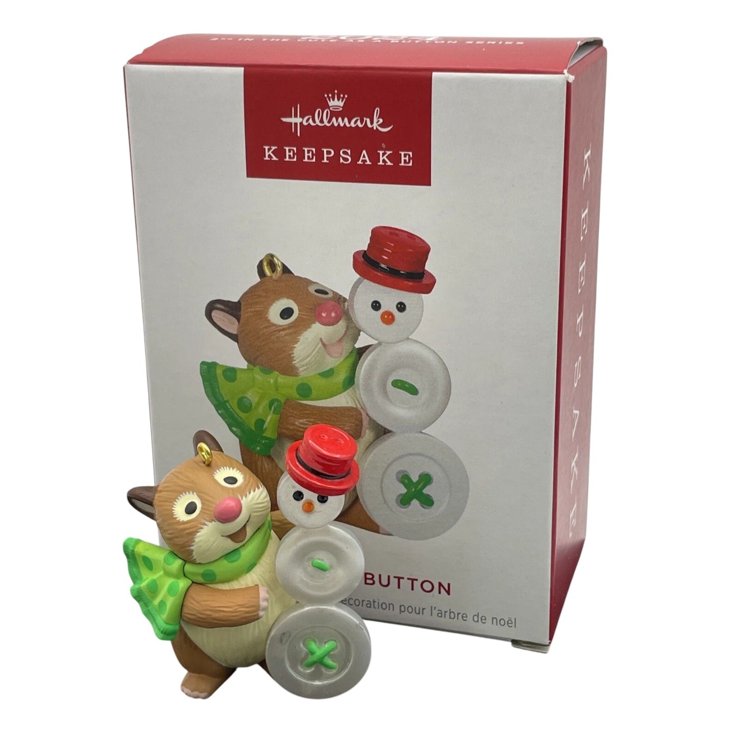 2024 Cute as a Button Hallmark Ornament (Cute as a Button) QXR8144