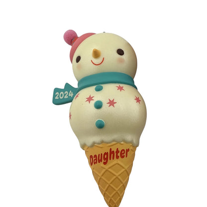 2024 Daughter -Ice Cream Cone Snow Family (Ice Cream)