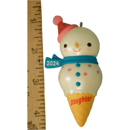 2024 Daughter -Ice Cream Cone Snow Family (Ice Cream)