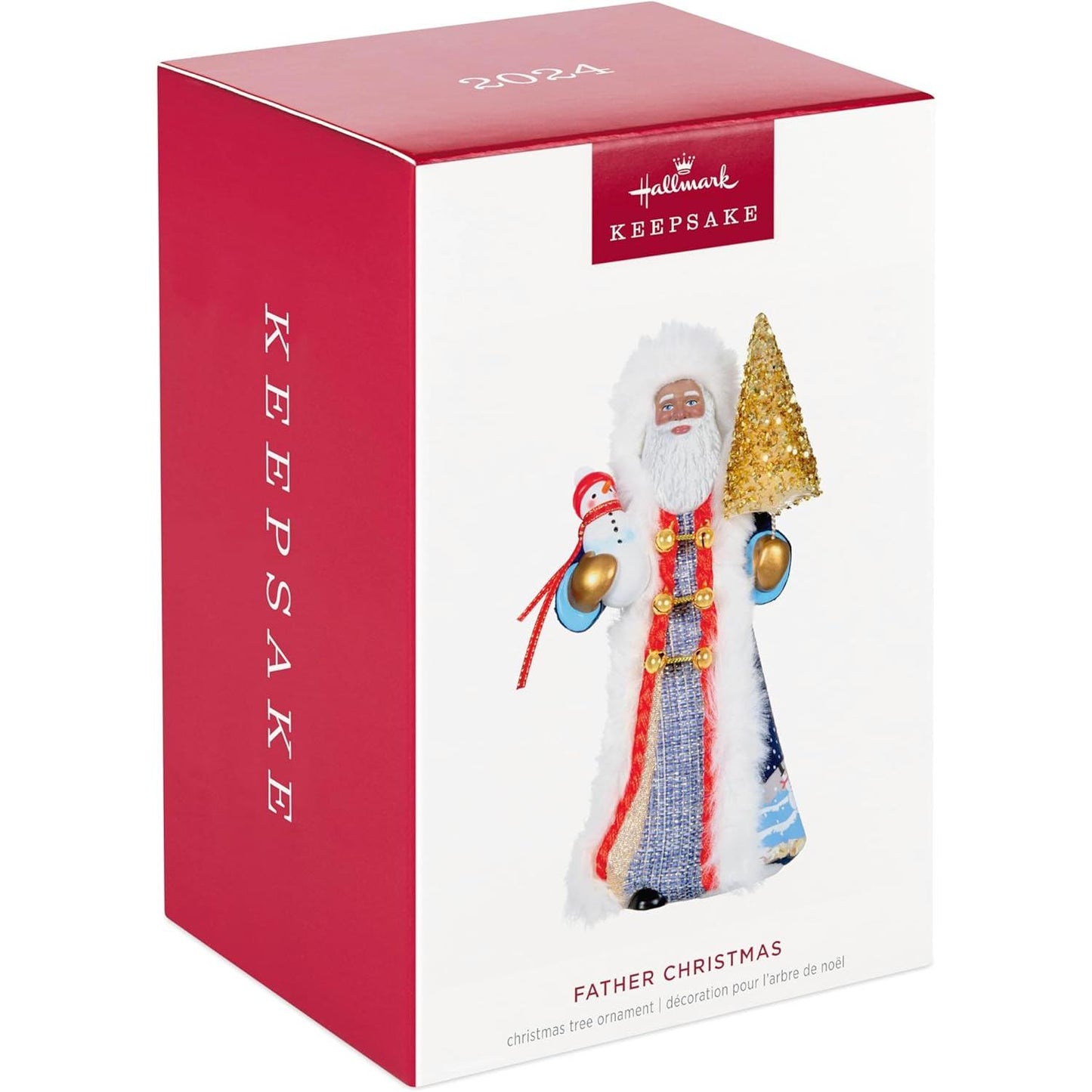2024 Father Christmas - African-American Edition Hallmark Ornament (Father Christmas) QSM7851