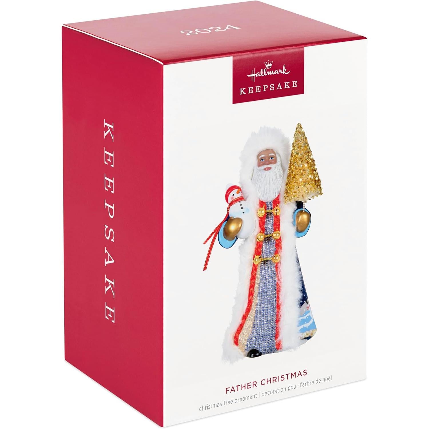 2024 Father Christmas - African-American Edition Hallmark Ornament (Father Christmas) QSM7851