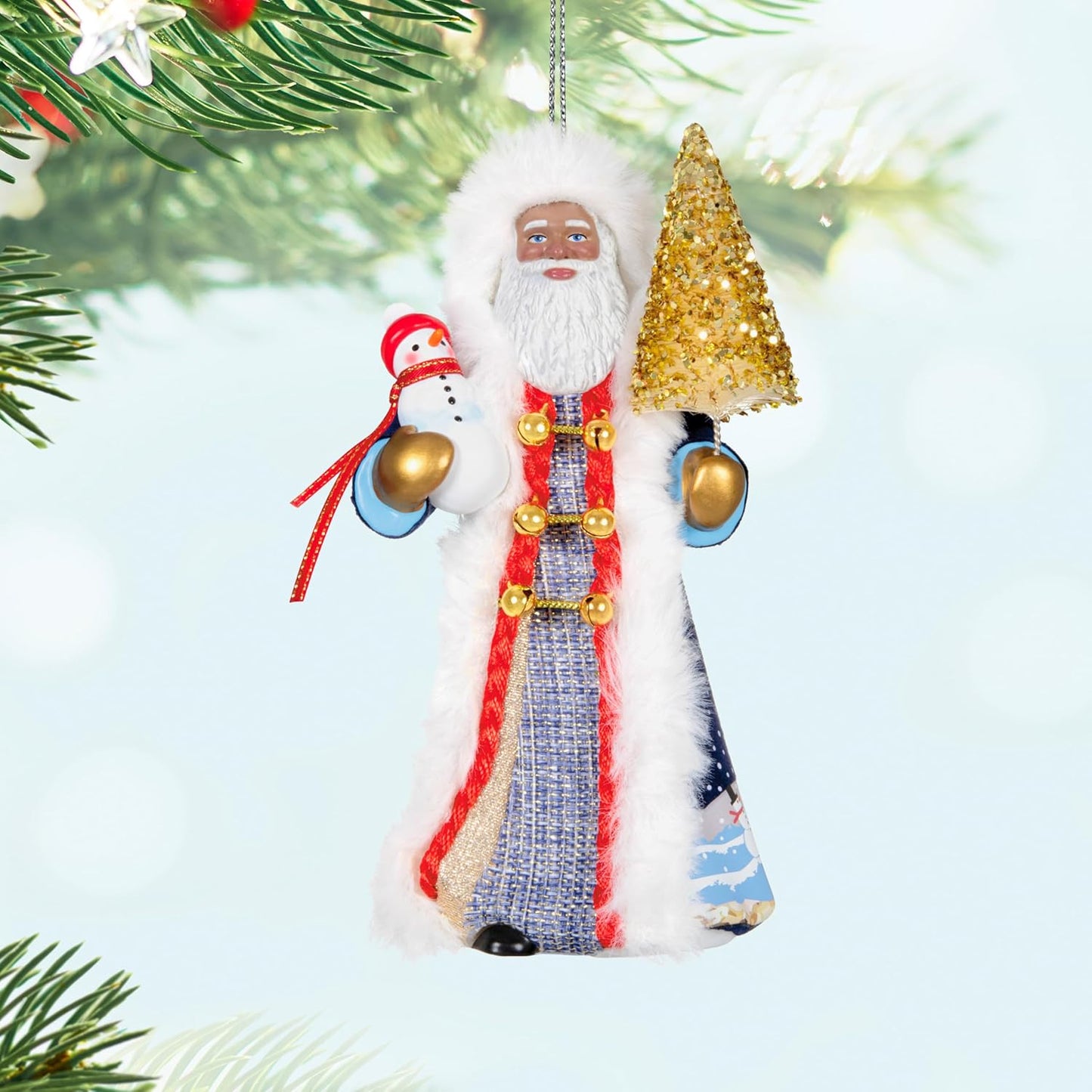 2024 Father Christmas - African-American Edition Hallmark Ornament (Father Christmas) QSM7851