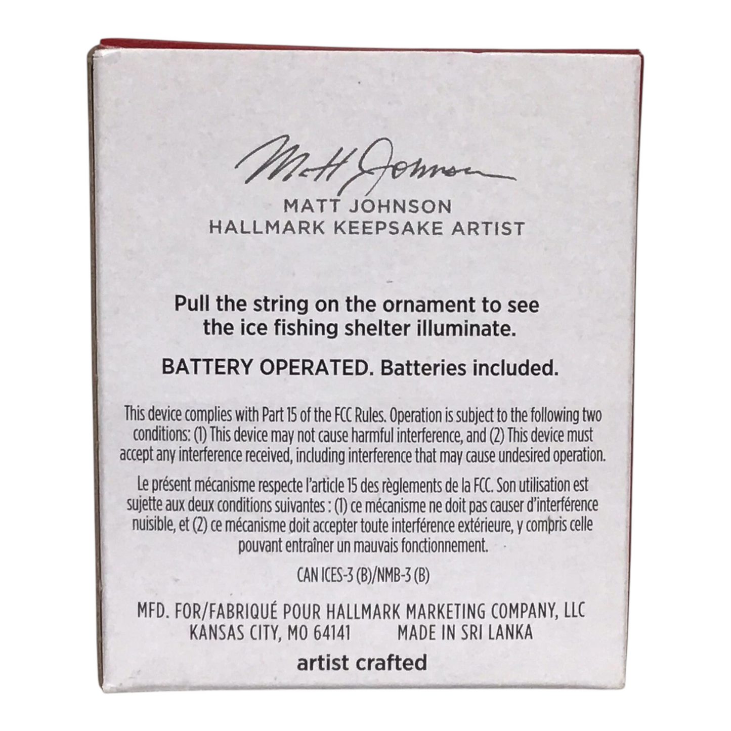 2024 Fishing for Fun Hallmark Ornament (Fishing) QXM9201