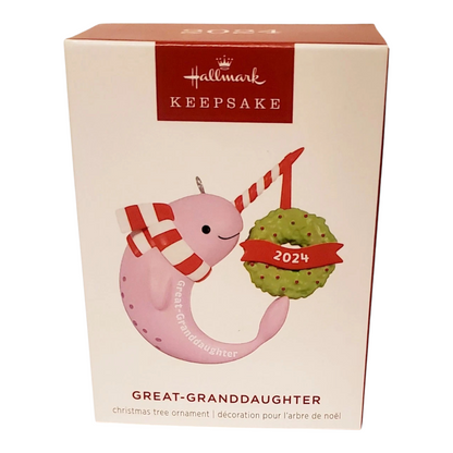 2024 Great-GrandDaughter Hallmark Ornament (Family) QGO2954