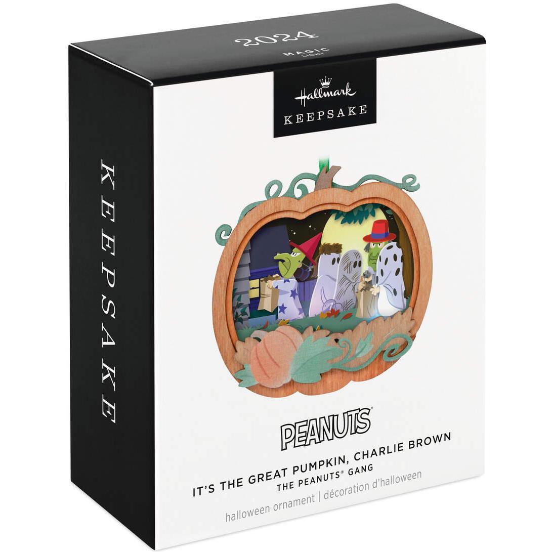 2024 It's the Great Pumpkin, Charlie Brown Hallmark Ornament (Peanuts) QFO5331