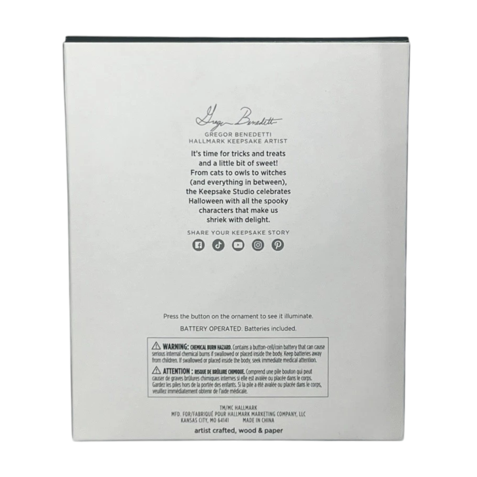 2024 It's the Great Pumpkin, Charlie Brown Hallmark Ornament (Peanuts) QFO5331