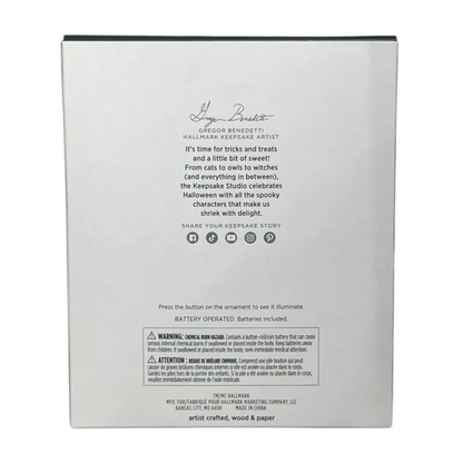 2024 It's the Great Pumpkin, Charlie Brown Hallmark Ornament (Peanuts) QFO5331