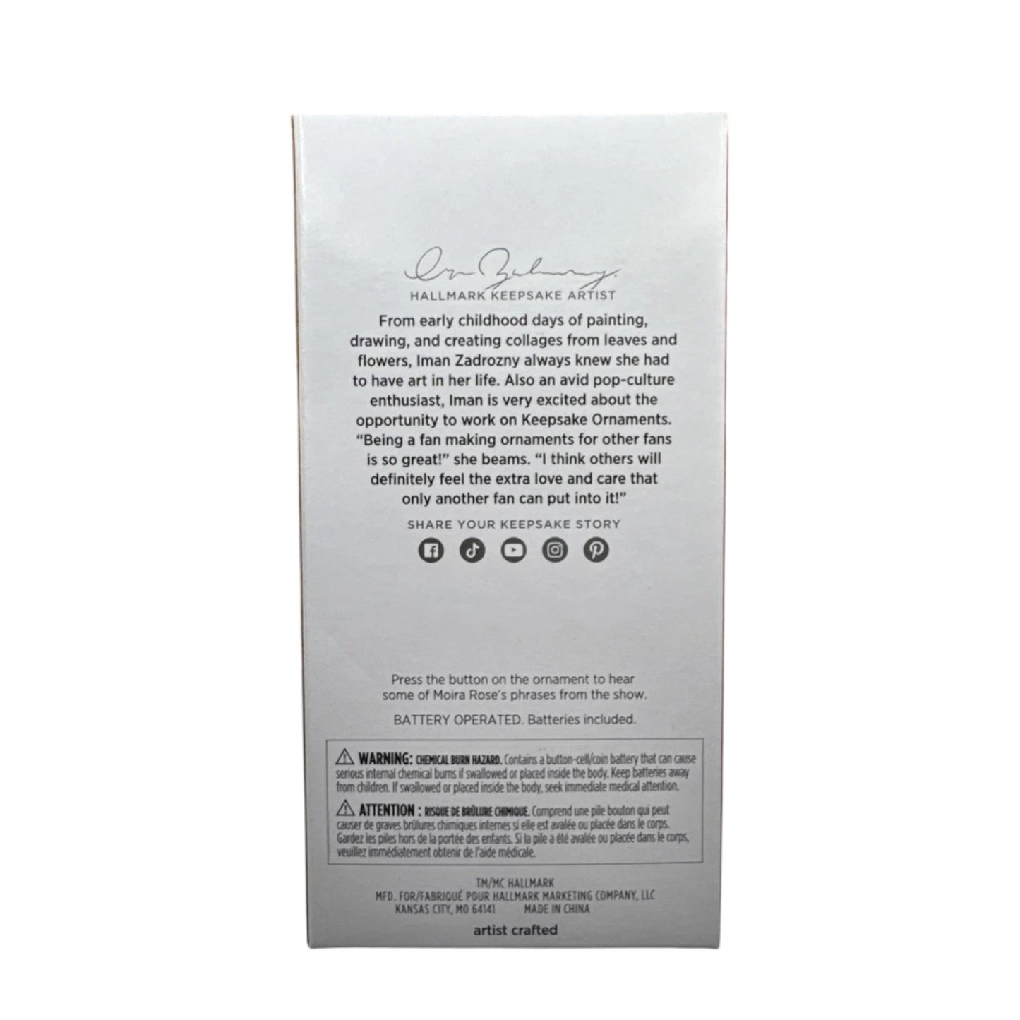 2024 Moira Rose (Schitt's Creek)