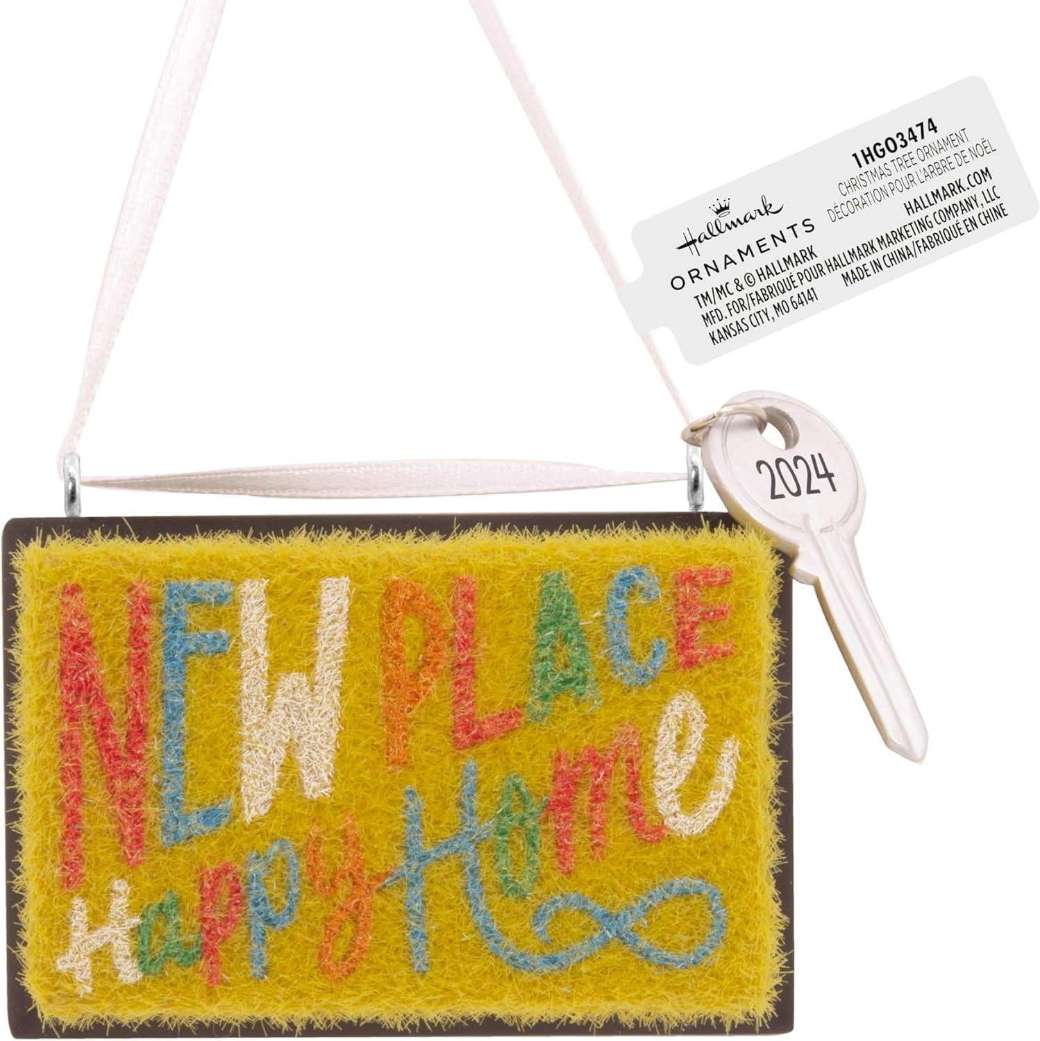2024 New Place, Happy Home Hallmark Ornament (New Home) 1HGO3474