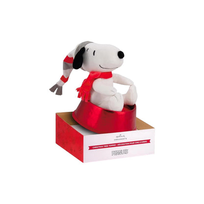 2024 Peanuts Plush Christmas Tree Topper (Peanuts) 3HCM3045 Hallmark Ornament 3HCM3045 Image2