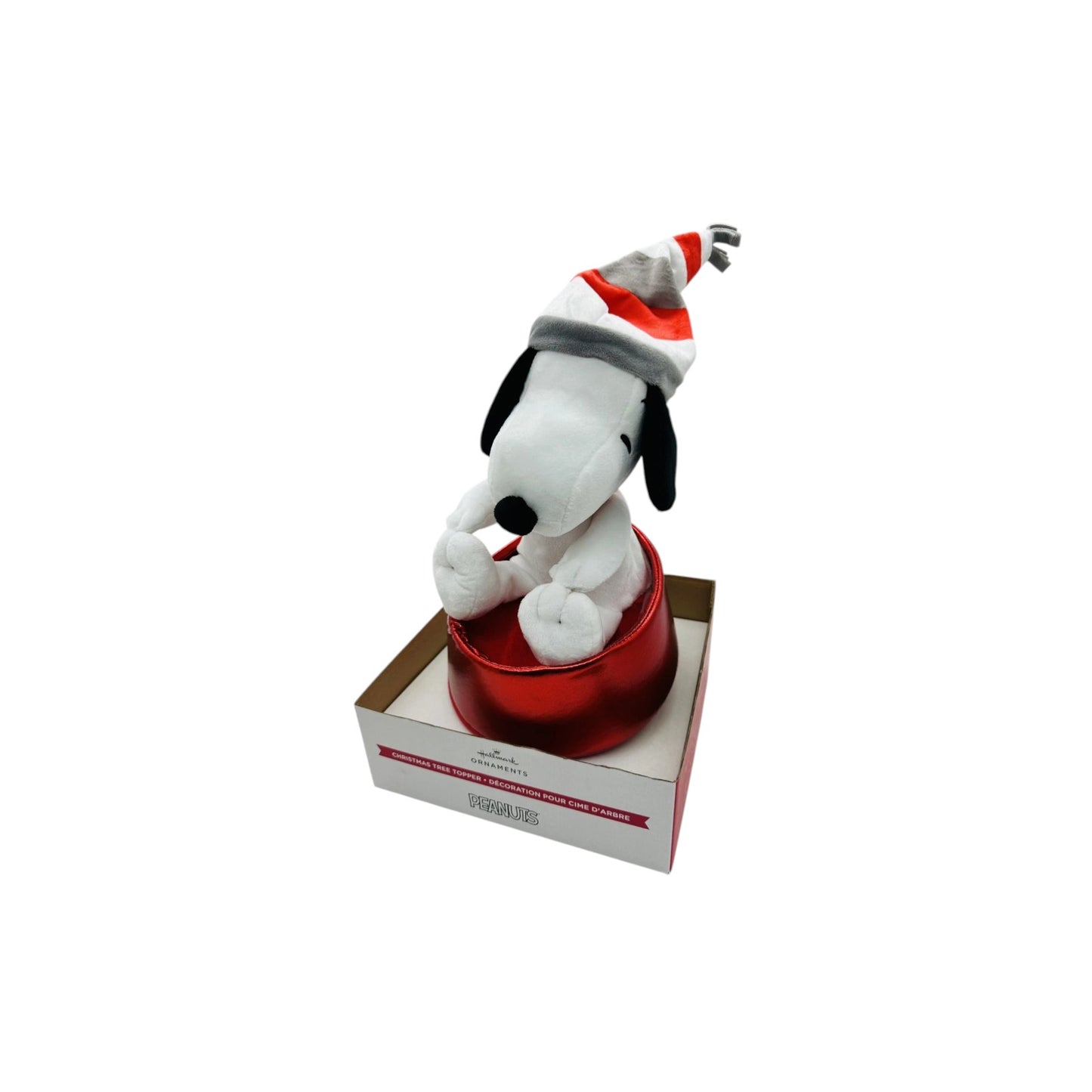 2024 Peanuts Plush Christmas Tree Topper (Peanuts) 3HCM3045 Hallmark Ornament 3HCM3045 Image3