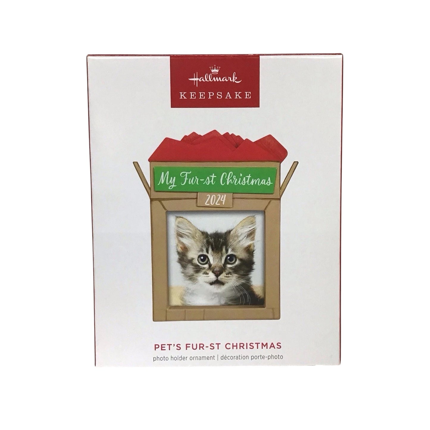 2024 Pet's Fur-st Christmas Hallmark Ornament (Photo Holder) QGO3001