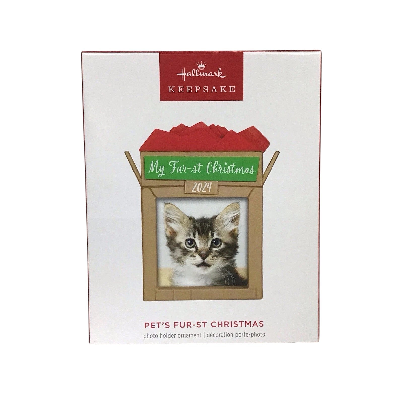 2024 Pet's Fur-st Christmas Hallmark Ornament (Photo Holder) QGO3001