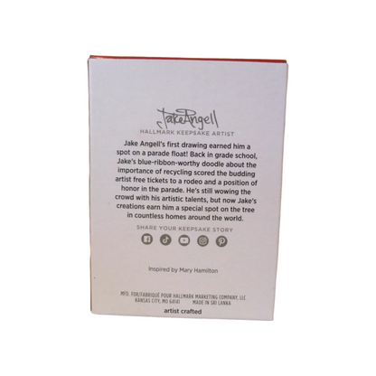 2024 Poppy Hallmark Ornament (Mary's Angels) QXR8211 Image6