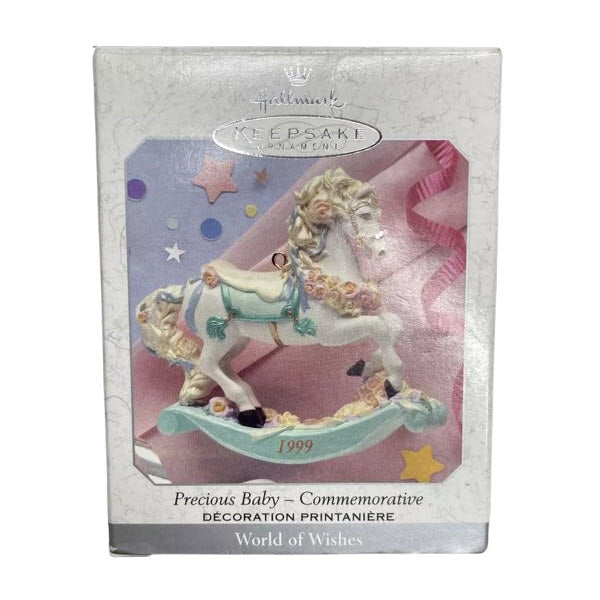 2024 Precious Baby Hallmark Ornament (Rocking Horse) QEO8417