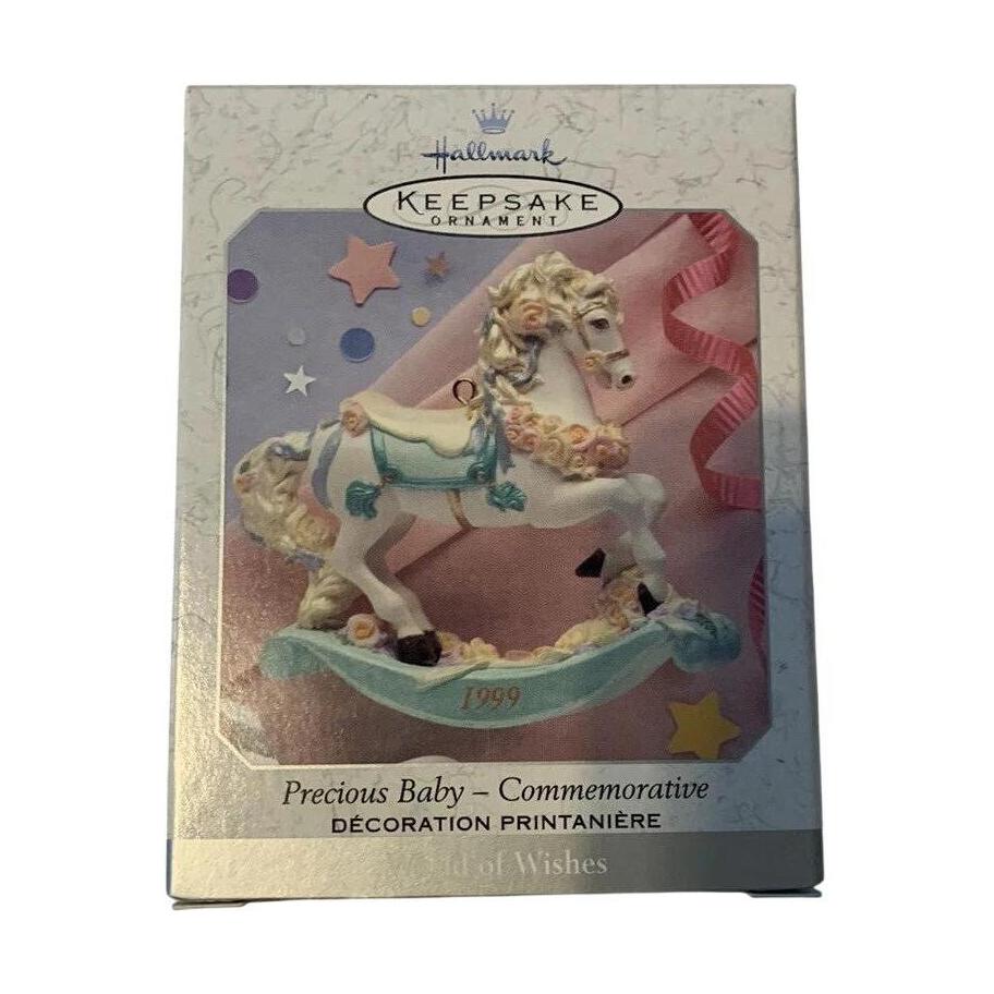 2024 Precious Baby Hallmark Ornament (Rocking Horse) QEO8417 Image2