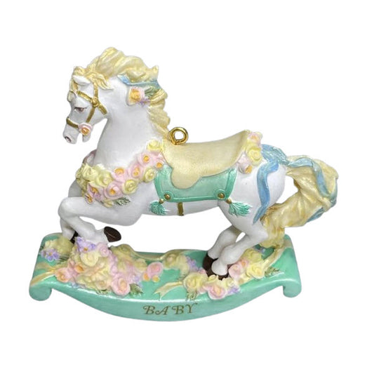 2024 Precious Baby Hallmark Ornament (Rocking Horse) QEO8417