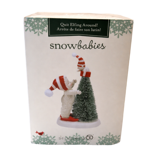2024 Quit Elfing Around! - Snowbabies Department 56 6014141 Image1
