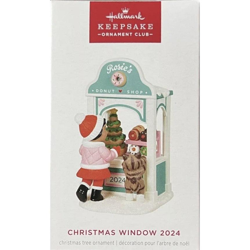 2024 Rosie's Donut Shop Hallmark Ornament (Christmas Window) QXC5624