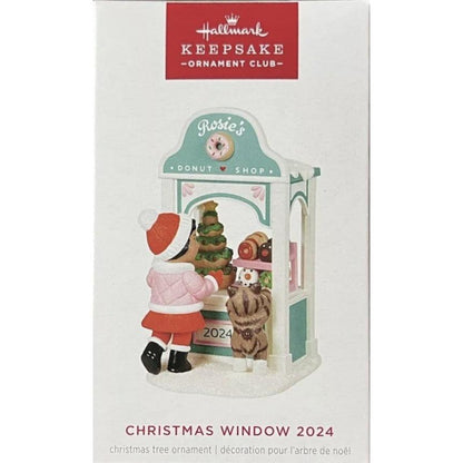 2024 Rosie's Donut Shop Hallmark Ornament (Christmas Window) QXC5624