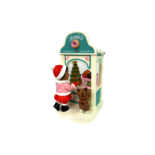 2024 Rosie's Donut Shop Hallmark Ornament (Christmas Window) QXC5624 Image1