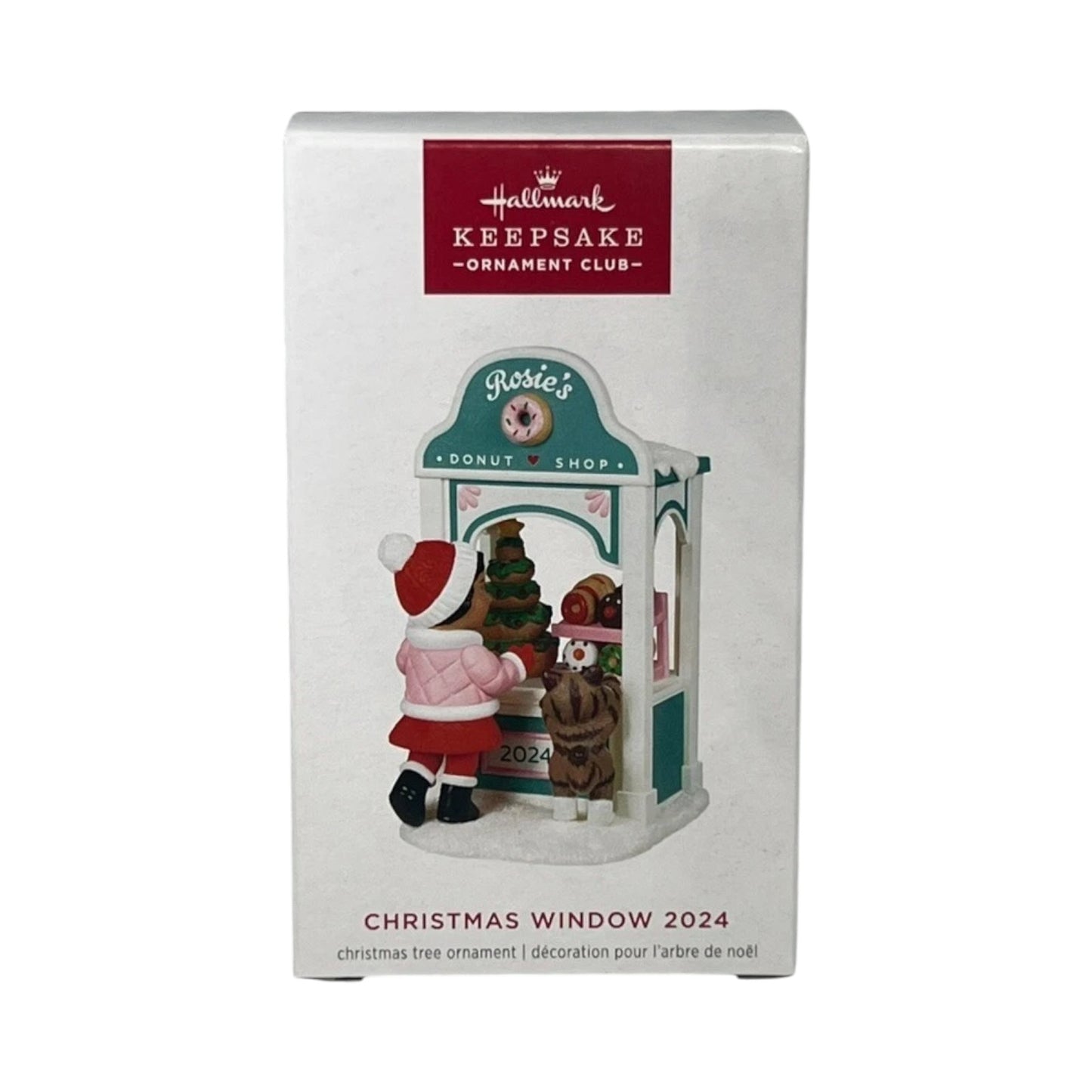 2024 Rosie's Donut Shop Hallmark Ornament (Christmas Window) QXC5624 Image2