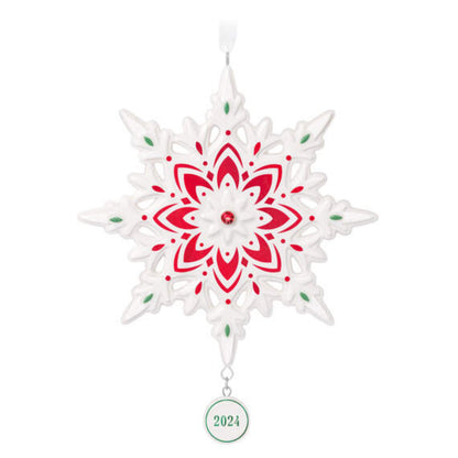 2024 Snowflake Hallmark Ornament (Snowflake) QGO2841